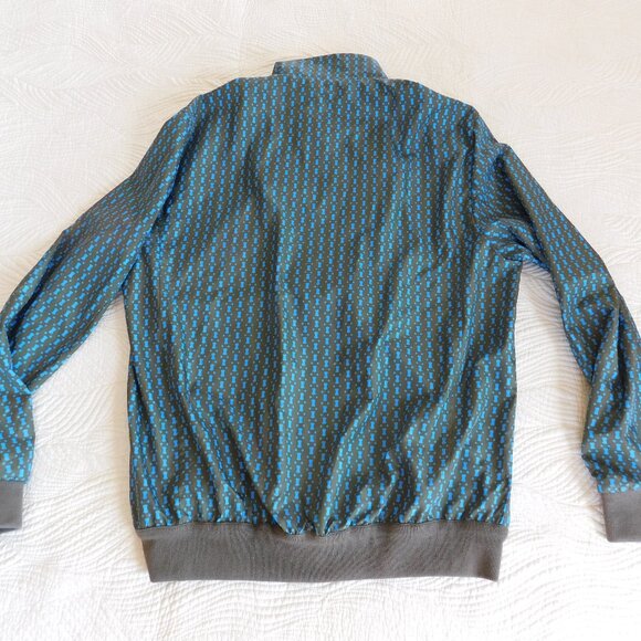 NWT Kiton Cima print bomber jacket fall windbreaker luxury zip top made in Italy - Picture 12 of 15